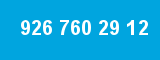 926 760 29 12 926 760 29 12
